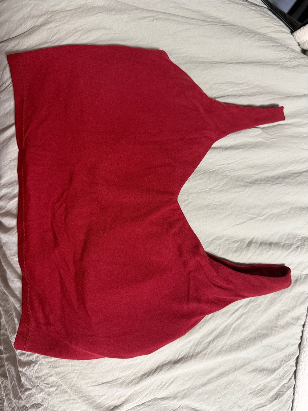 Offline Seamless V-Neck Bralette Tank - Burgundy